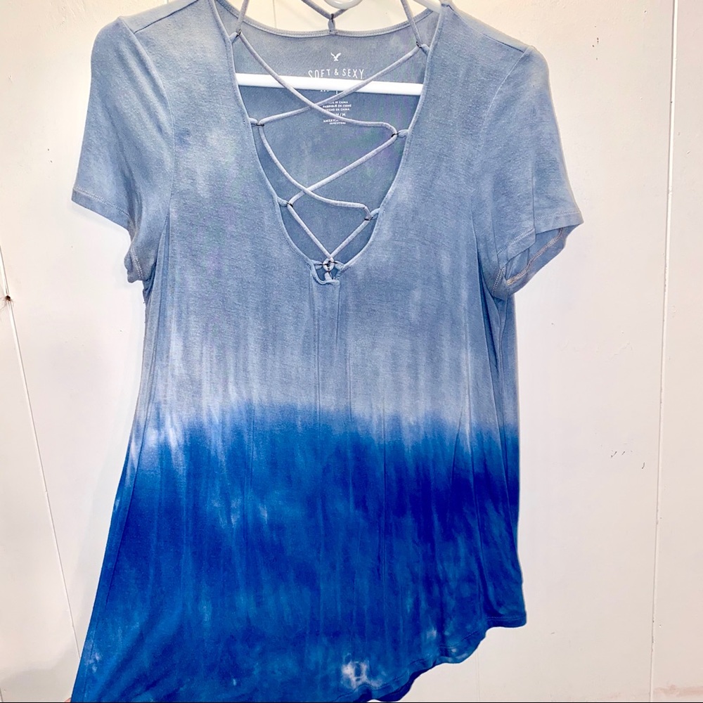🌟 TIE DYE AMERICAN EAGLE SOFT & SEXY TEE 🌟